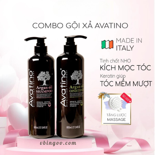 Dau goi xa AVATINO Dầu gội xả AVATINO