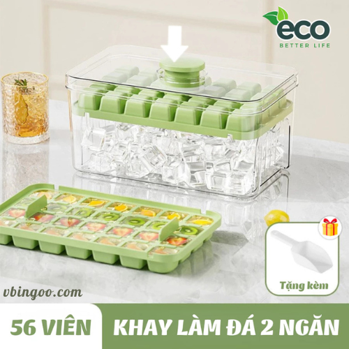 Hộp khay làm đá thông minh ECO