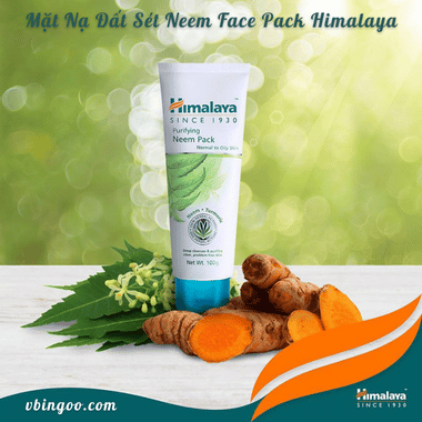 Mặt Nạ Đất Sét Giúp Se Khít Lỗ Chân Lông Và Ngăn Ngừa Mụn Neem Face Pack Himalaya