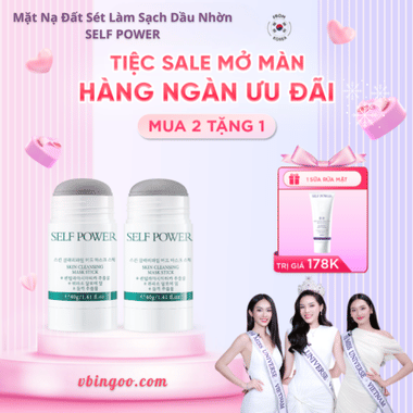 Mặt Nạ Đất Sét Làm Sạch Dầu Nhờn SELF POWER