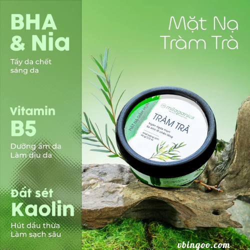 Mat Na Dat Set Tram Tra Milaganics Mặt Nạ Đất Sét Tràm Trà Milaganics