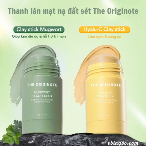 Thanh lan mat na dat set The Originote Thanh lăn mặt nạ đất sét The Originote