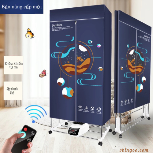 Tu say quan ao tu dong gap gon da nang Tủ sấy quần áo tự động gấp gọn đa năng