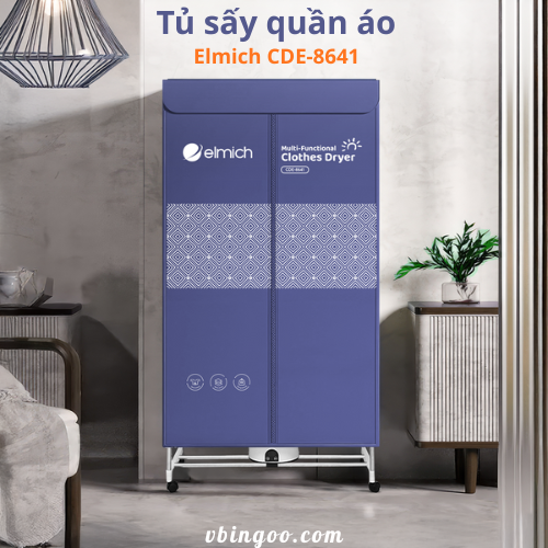 1 Tu Say Quan Ao Elmich CDE 8641 Tủ Sấy Quần Áo Elmich CDE-8641