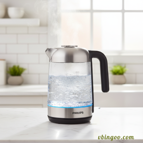 Am sieu toc thuy tinh PHILIPS 1.7 lit HD9339 80 Ấm siêu tốc thủy tinh PHILIPS 1.7 lít HD9339-80