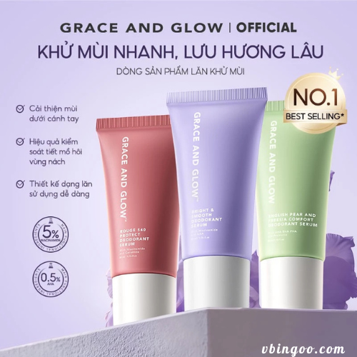 Lăn khử mùi cho nữ Grace and Glow