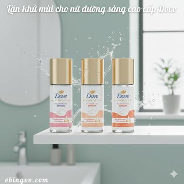 Lăn khử mùi cho nữ dưỡng sáng cao cấp Dove