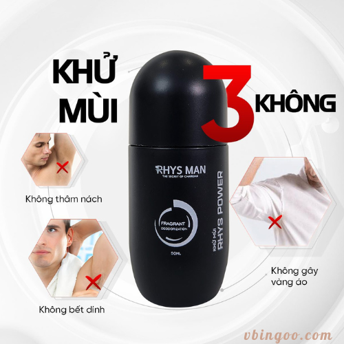 Lăn khử mùi nam RHYS MAN