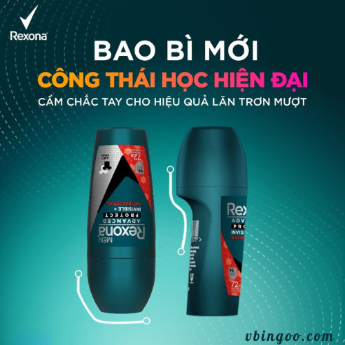 Lăn khử mùi nam Rexona 72H