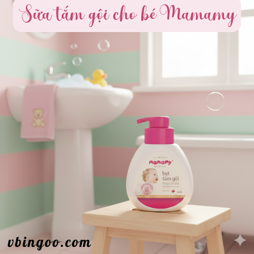 Sữa tắm gội cho bé Mamamy