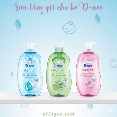 sữa tắm gội cho bé D-nee