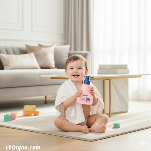 sữa tắm gội cho trẻ em Borome