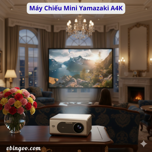 Máy Chiếu Mini Yamazaki A4K
