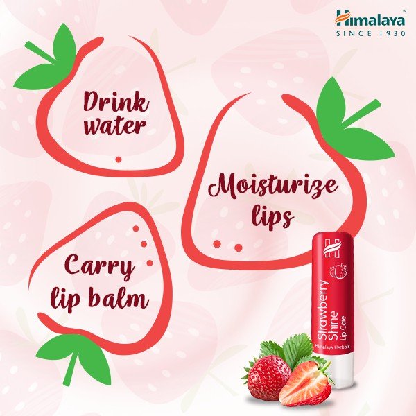 Son Duong Moi Chiet Xuat Dau Tay Himalaya Son Dưỡng Môi Chiết Xuất Dâu Tây Himalaya