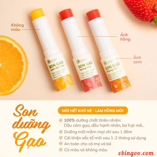 Son Duong Moi Co Mem Son Dưỡng Môi Cỏ Mềm