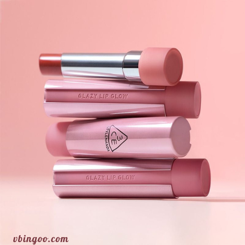 Son bong duong moi 3CE Glazy Lip Glow Son bóng dưỡng môi 3CE Glazy Lip Glow
