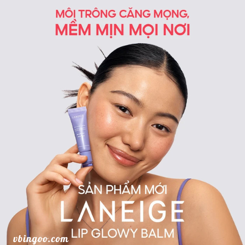 Son duong moi LANEIGE Lip Glowy Balm 10g Son dưỡng môi LANEIGE Lip Glowy Balm 10g