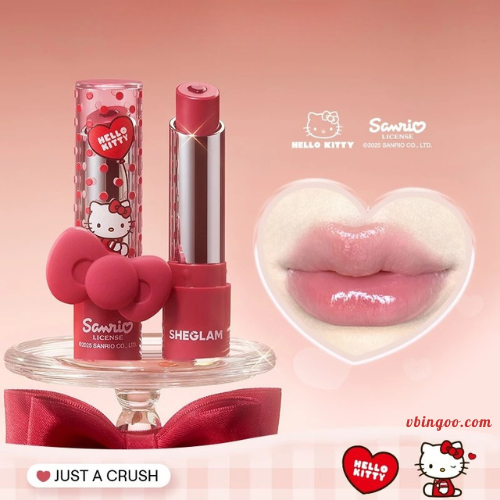 Son duong moi SHEGLAM Hello Kitty Son dưỡng môi SHEGLAM Hello Kitty