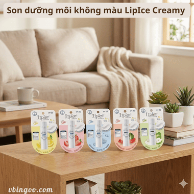 Son dưỡng môi không màu LipIce Creamy 3.3g