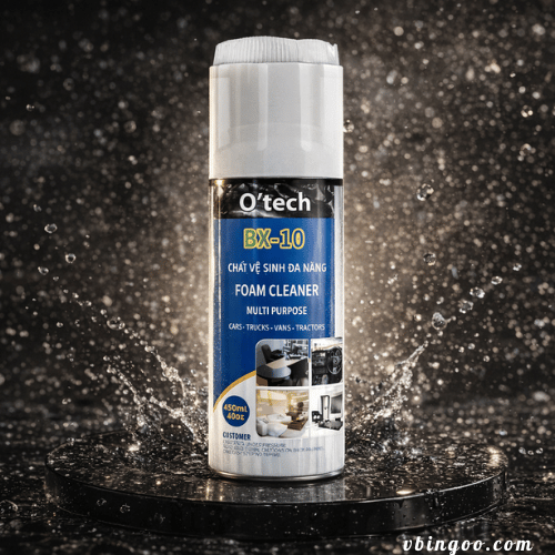 Binh xit bot lam sach giay Sneaker Otech BX10 Bình xịt bọt làm sạch giày Sneaker Otech BX10