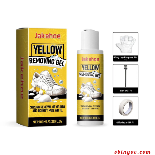 Bo Gel Lam Sach Giay Trang 100ml Bộ Gel Làm Sạch Giày Trắng 100ml