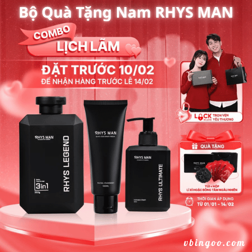Bo Qua Tang Nam RHYS MAN Bộ Quà Tặng Nam RHYS MAN