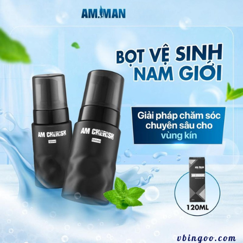 Bot Ve Sinh Nam 120ml AM MAN Bọt Vệ Sinh Nam 120ml AM-MAN