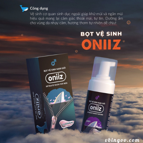 Bot ve sinh nam gioi Oniiz Bọt vệ sinh nam giới Oniiz