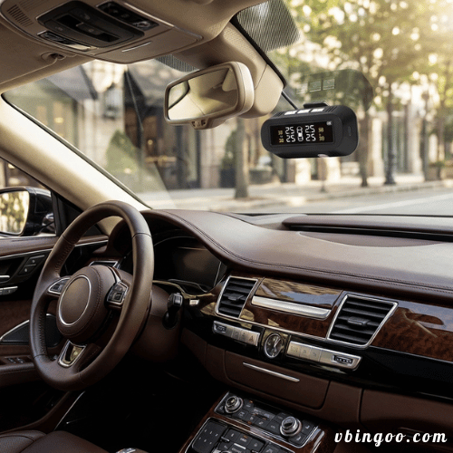 Cảm Biến Áp Suất Lốp ô tô - Dán Kính Lái