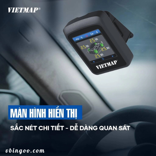 Cảm biến áp suất lốp van trong VIETMAP TW50