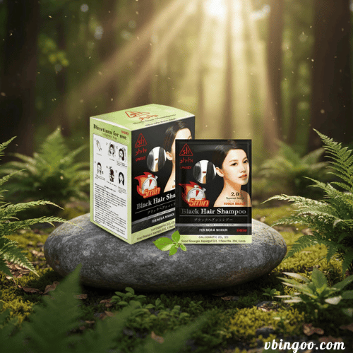 Dau Goi Phu Bac Thao Duoc Han Quoc SHIHI Dầu Gội Phủ Bạc Thảo Dược Hàn Quốc SHIHI