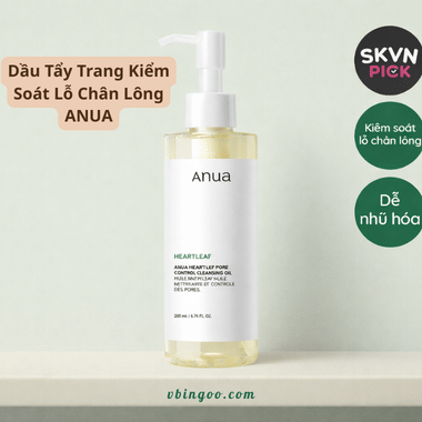 Dầu Tẩy Trang Kiểm Soát Lỗ Chân Lông ANUA