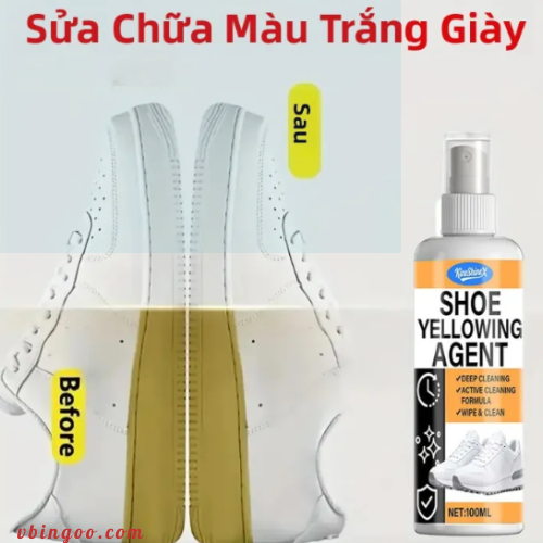 Dung Dich Tay O Vang Giay 100ml Dung Dịch Tẩy Ố Vàng Giày 100ml