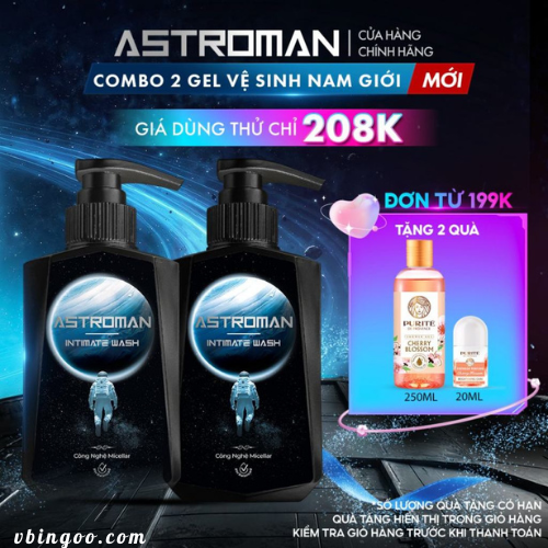Dung Dich Ve Sinh Nam Gioi ASTROMAN Dung Dịch Vệ Sinh Nam Giới ASTROMAN