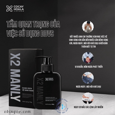 Dung Dịch Vệ Sinh Nam X2 Manly 