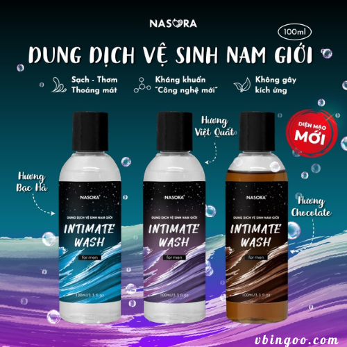 Dung dich ve sinh nam gioi NASORA Dung dịch vệ sinh nam giới NASORA
