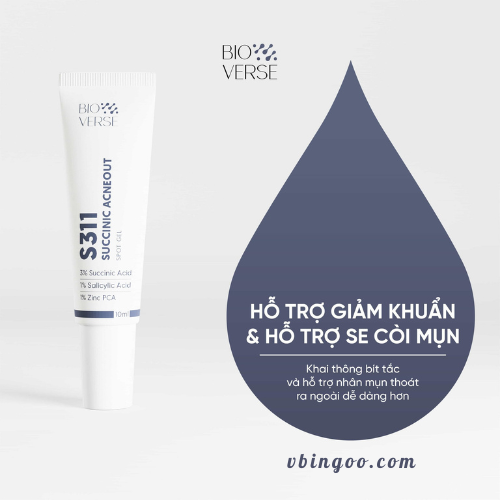 Gel cham mun Bioverse S311 Gel chấm mụn Bioverse S311