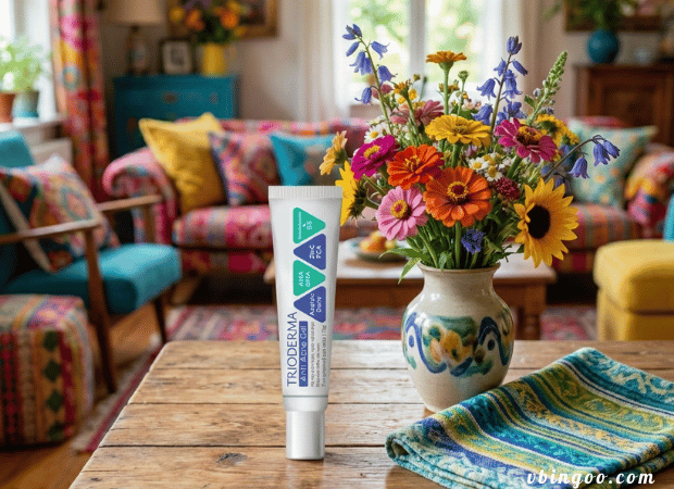 Gel cham mun Trioderma tuyp 15g Gel chấm mụn Trioderma tuýp 15g