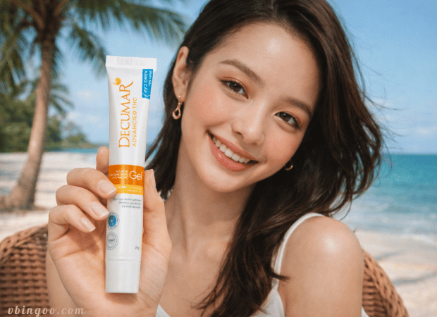 Gel cham mun sang da Decumar Nghe Nano THC 20gr Gel chấm mụn sáng da Decumar Nghệ Nano THC 20gr