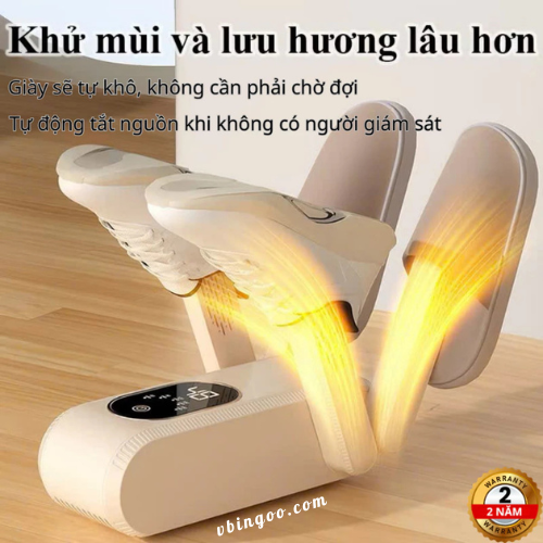 Máy Sấy Giày 4 Ống Gập Gọn Thông Minh