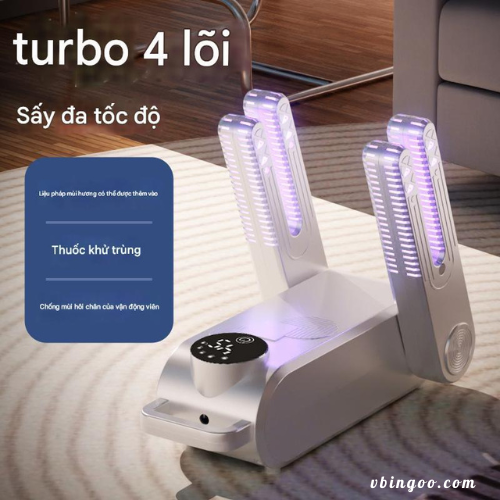 Máy Sấy Giày Khử Mùi Hiệu Quả Bằng Tia Cực Tím Cao