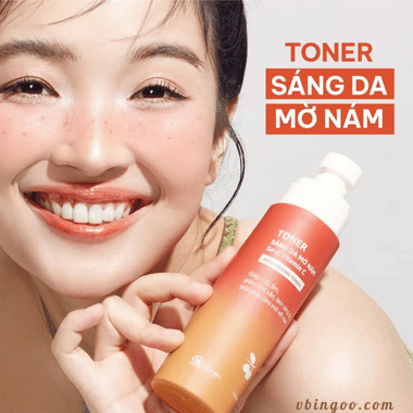 Nước cân bằng Sáng Da Mờ Nám Tàn Nhang Cỏ Mềm