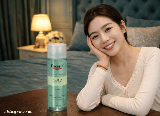 Nuoc can bang cho da nhon mun Eucerin Nước cân bằng cho da nhờn mụn Eucerin
