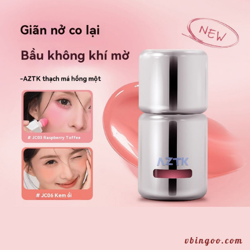 Phan Ma Hong Kem AZTK Phấn Má Hồng Kem AZTK