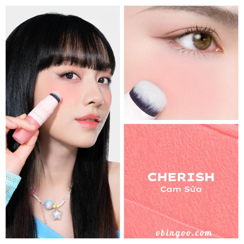 Phan Ma Hong kem min li thuan chay Lemonade Perfect Couple Blush Phấn Má Hồng kem mịn lì thuần chay Lemonade Perfect Couple Blush