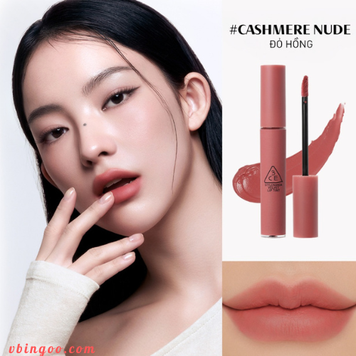 Son kem lì nhung mịn 3CE Velvet