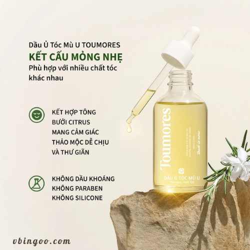 Tinh Dau duong toc Toumores thien nhien Tinh Dầu dưỡng tóc Toumores thiên nhiên
