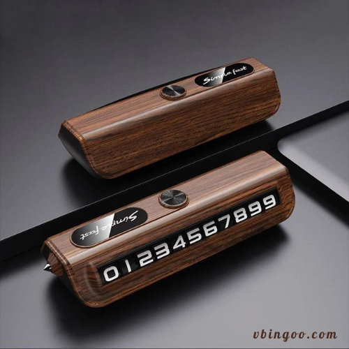 Bảng số điện thoại ô tô tích hợp búa phá kính