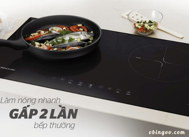 Bếp từ đôi Sunhouse Shb8100