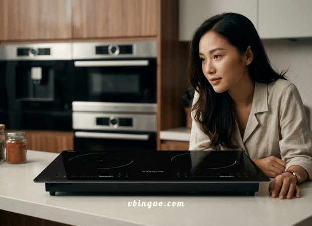 Bếp từ đôi hồng ngoại Sunhouse SHB81011-EC